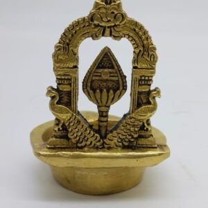 murugan oom deepam with peacock deepam