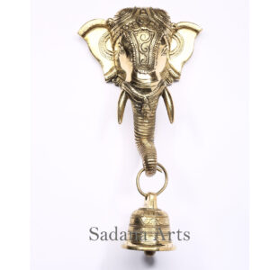Hanging Elephant face with bell
