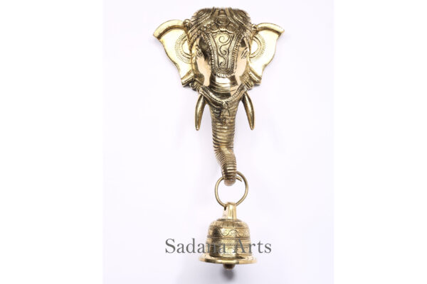 Hanging Elephant face with bell