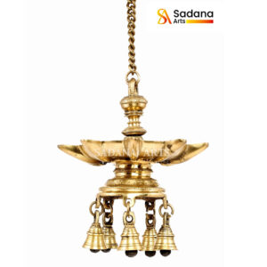 Deepam with Hanging with lot of bells