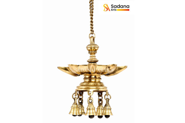 Deepam with Hanging with lot of bells