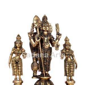 Murugan with valli Theivani Set (Sperate)