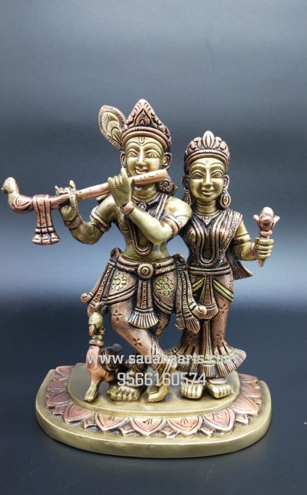 Radhakrishnan in brass copper polish