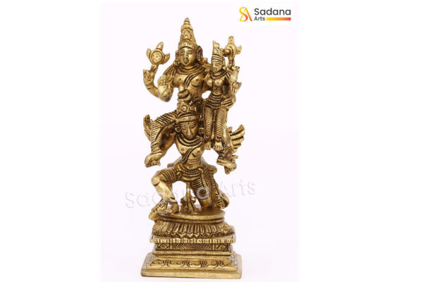 Perumal with garuda vahanam