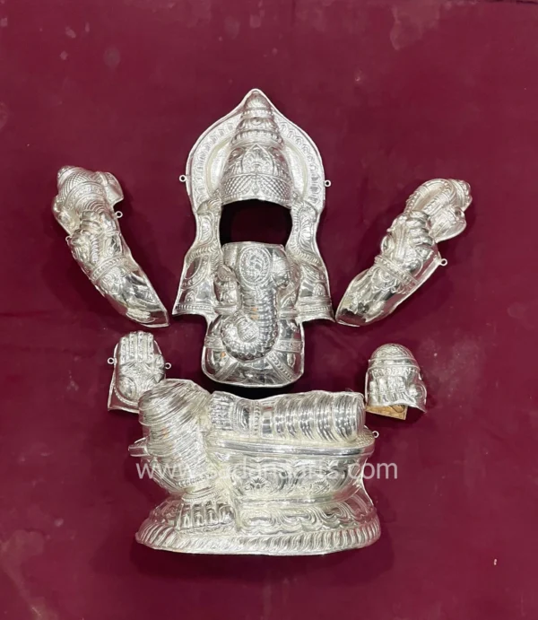 kavacham with silver plating for vinayagar