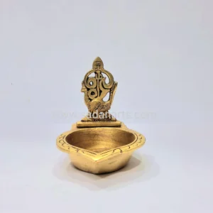 Brass om with murugar deep