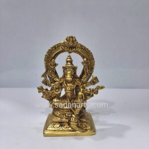 Brass varahie amman with thiruvachi statue