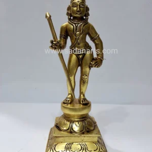 Brass palani murugan statue
