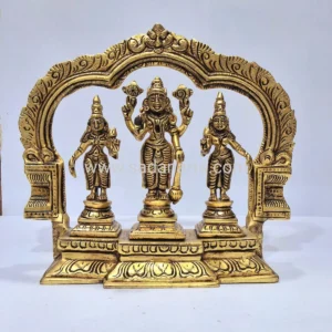 Brass vishnu perumal and devi