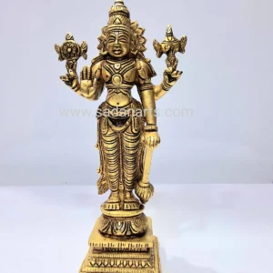 Brass maha vishnu statue