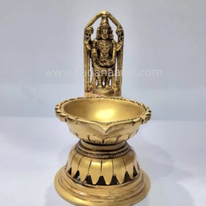 Brass Lord balaji with lamp