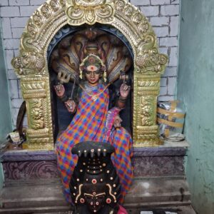 Brass thiruvachi on wall fitting