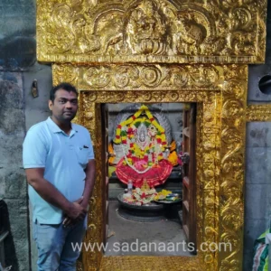 Brass covering work for Temples