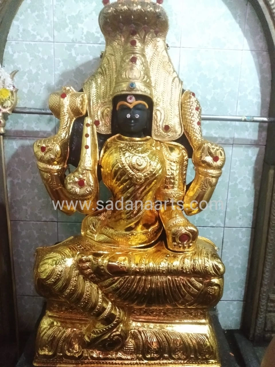 Amman Kavasam with gold plating